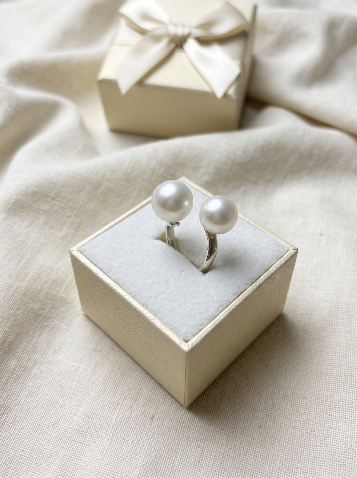 Silver Ring with Pearl